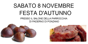 FESTA D'AUTUNNO