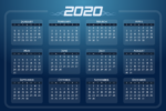 calendario donazioni 2020