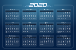 calendario donazioni 2020